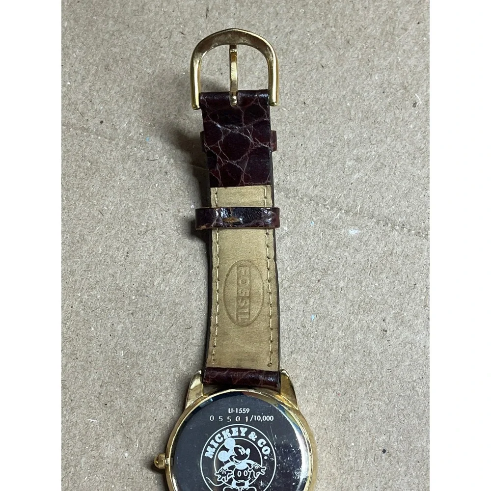 Fossil Disney Mickey Mouse Limited Edition Watch LI-1559 #5501/10000 Not Running